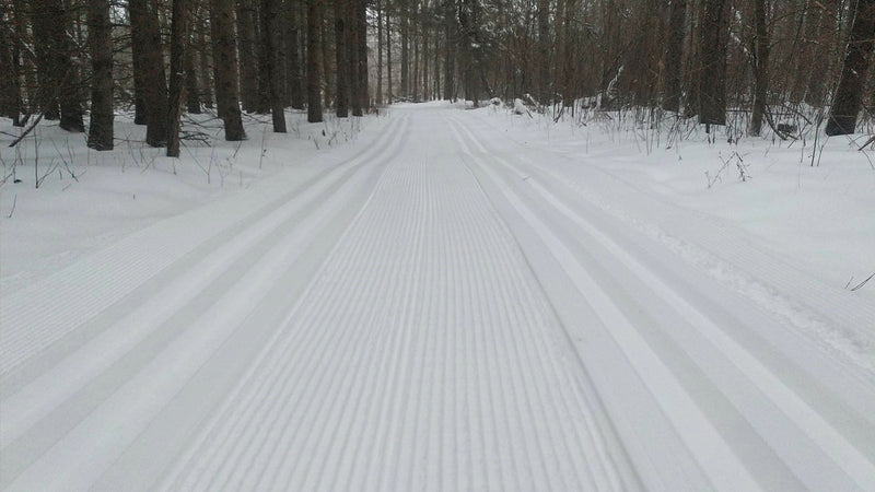 groomed ski trails