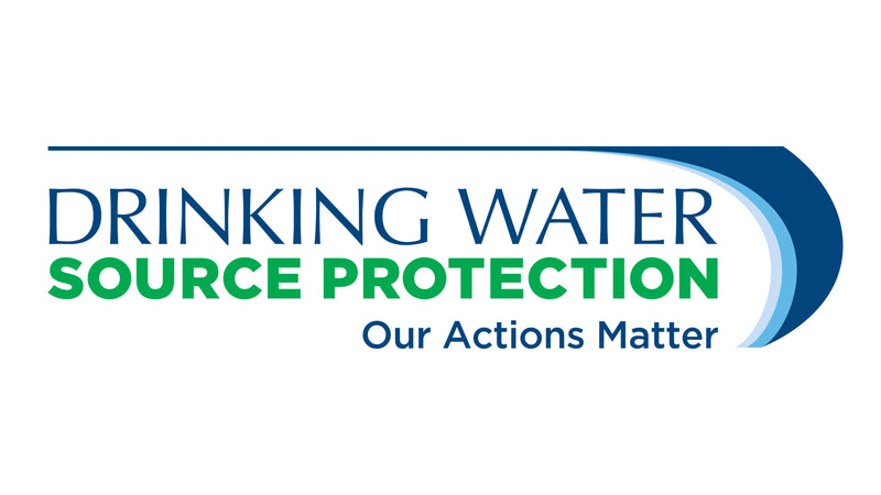 Logo: drinking water source protection, our actions matter 