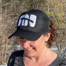 black hat with canoe logo