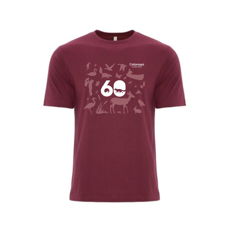 60th Anniversary Tee - Cardinal